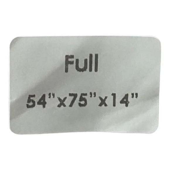 14" Sleep Well Waterproof Mattress Protector, Full Size White  Cover - Picture 5 of 5